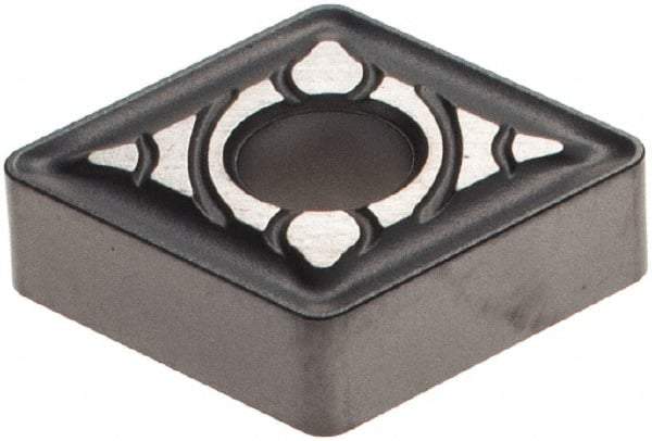 Walter - CNMG322 MK5 Grade WKK20S Carbide Turning Insert - TiCN/Al2O3/TiCN Finish, 80° Diamond, 3/8" Inscr Circle, 1/8" Thick, 1/32" Corner Radius - Caliber Tooling