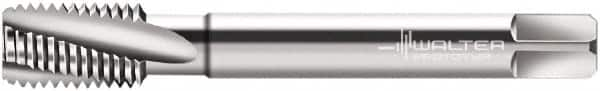 Walter-Prototyp - 1/2-13 UNC 4 Flute 3B Modified Bottoming Spiral Flute Tap - Powdered Metal, Bright Finish, 110mm OAL, Right Hand Flute, Right Hand Thread, Series 224664 - Exact Industrial Supply