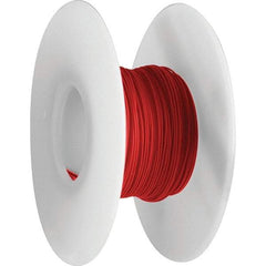 OK Industries - 24 AWG, 1 Strand, 30.4 m OAL, Copper Hook Up Wire - Red Kynar Jacket, 0.03" Diam - Caliber Tooling