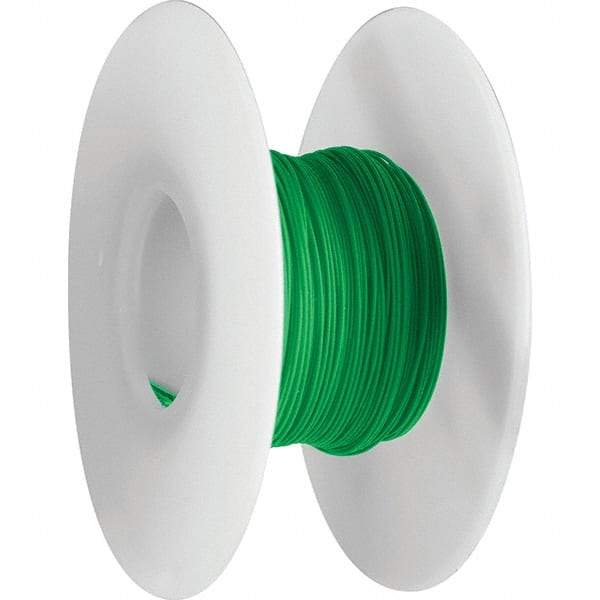 OK Industries - 30 AWG, 1 Strand, 30.4 m OAL, Copper Hook Up Wire - Green Kynar Jacket - Caliber Tooling