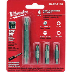 Milwaukee Tool - Screwdriver Bit Sets Type: Screwdriver Bit Drive Size: 1/4 (Inch) - Caliber Tooling