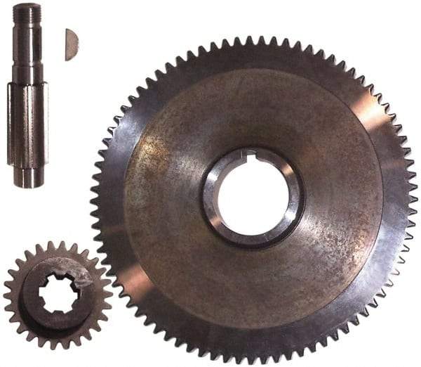 Bridgeport - Spindle Bull Gear Assembly - Step Pulley Top Housing, 1 HP B Series Mills - Caliber Tooling