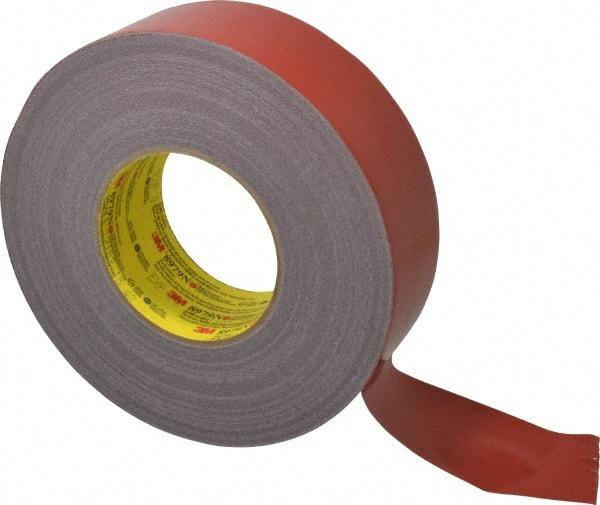 3M - 2" x 55m Red Duct Tape - 12.1 mil, Rubber Adhesive, Polyethylene Film Backing, 36 Lb/ln Tensile Strength, 200°F Max, Series 8979N - Caliber Tooling