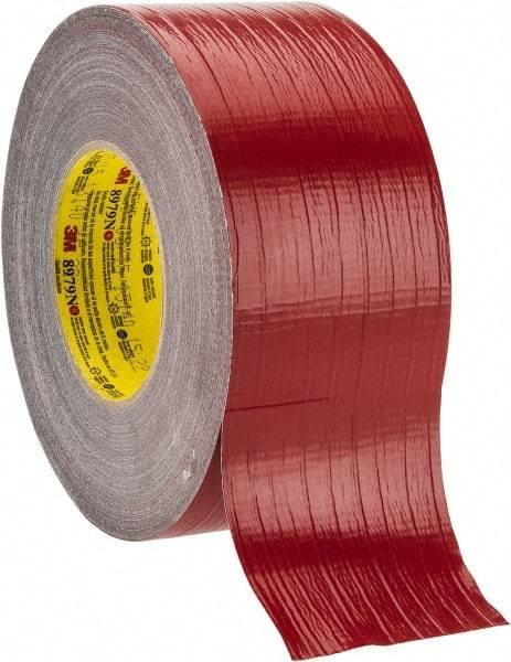 3M - 3" x 55m Red Duct Tape - 12.1 mil, Rubber Adhesive, Polyethylene Film Backing, 36 Lb/ln Tensile Strength, 200°F Max, Series 8979N - Caliber Tooling