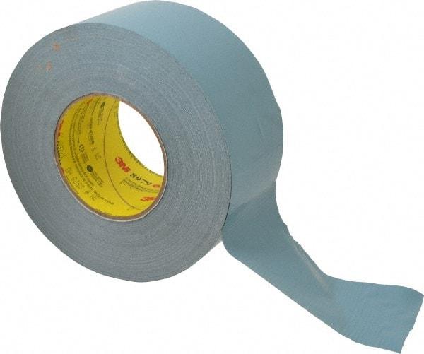 3M - 3" x 55m Blue Duct Tape - 12.1 mil, Rubber Adhesive, Polyethylene Film Backing, 36 Lb/ln Tensile Strength, 200°F Max, Series 8979 - Caliber Tooling