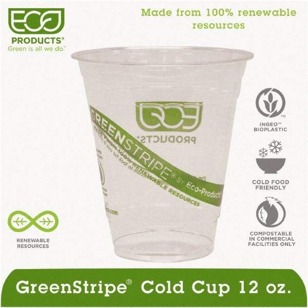 ECO PRODUCTS - Renewable & Compostable Cold Cups - 12 oz - Clear - Caliber Tooling