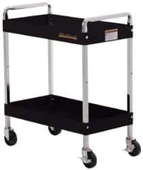 Blackhawk by Proto - 350 Lb Capacity, 30" Wide x 16" Long x 35-1/2" High Standard Utility Cart - 2 Shelf, Steel, Swivel Casters - Caliber Tooling