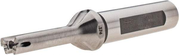 Iscar - 3/8 to 0.39" Diam, 3xD, 1.1" Max Depth, 1/2" Shank Diam, 3.45" OAL, Replaceable Tip Drill - IDI-SG, IDI-SK Insert, 9 Seat Size, DCM Toolholder, Series ChamDrill - Caliber Tooling