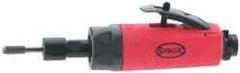 Sioux Tools - 1/4" Collet, Straight Handle, Straight Air Die Grinder - 18,000 RPM, Rear Exhaust, 23 CFM, 0.5 hp, 6.21 bar, 1/4 NPT - Caliber Tooling