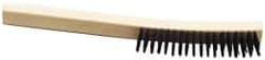 Ability One - Hand Wire/Filament Brushes - Wood Curved Handle - Caliber Tooling