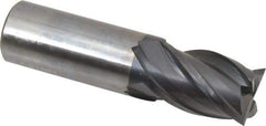 OSG - 1", 1-1/2" LOC, 1" Shank Diam, 4" OAL, 4 Flute, Solid Carbide Square End Mill - Single End, TiAlN Finish, Spiral Flute, 35° Helix, Centercutting, Right Hand Cut, Right Hand Flute, Series HP441 - Caliber Tooling