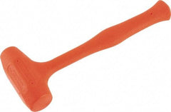 Proto - 21 oz Head 2" Face Diam Urethane Dead Blow Hammer - 10" OAL, Urethane Handle - Caliber Tooling