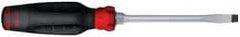 Proto - 210mm OAL Keystone Slotted Screwdriver - 102mm Blade Length, Round Shank, Ergonomic Handle - Caliber Tooling