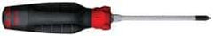 Proto - #1, 7" OAL, Standard Phillips Screwdriver - 3" Blade Length, Round Shank, Ergonomic Handle - Caliber Tooling