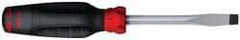 Proto - 216mm OAL Keystone Slotted Screwdriver - 102mm Blade Length, Round Shank, Ergonomic Handle - Caliber Tooling