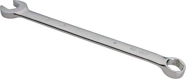 Proto - 11/16" 6 Point Combination Wrench - 15° Offset Angle, 10-1/8" OAL, Steel, Chrome Finish - Caliber Tooling