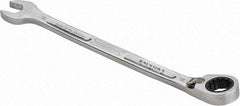 Proto - 12mm 12 Point Combination Wrench - 15° Head Angle, 7-23/32" OAL, Steel, Chrome Finish - Caliber Tooling