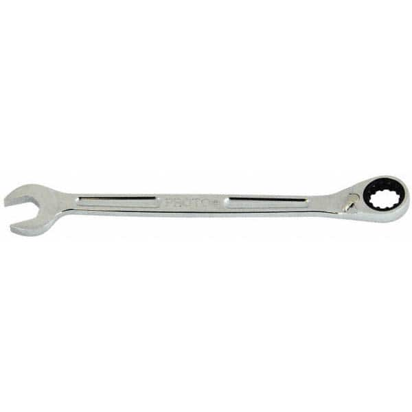 Combination Wrench: 7-29/32'' OAL, Steel, Chrome-Plated