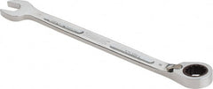 Combination Wrench: 6-29/64'' OAL, Steel, Chrome-Plated