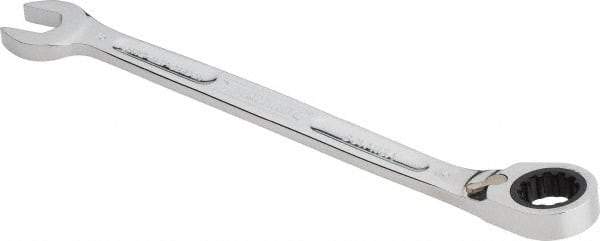 Proto - 16mm 12 Point Combination Wrench - 15° Head Angle, 9-33/64" OAL, Steel, Chrome Finish - Caliber Tooling