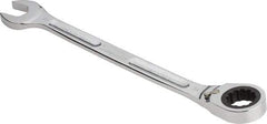 Proto - 24mm 12 Point Combination Wrench - 15° Head Angle, 13-5/16" OAL, Steel, Chrome Finish - Caliber Tooling