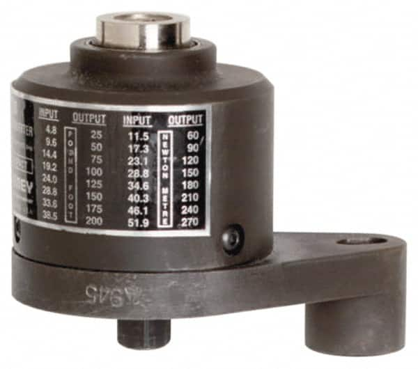 Proto - 1/2" Output Drive, 200 Ft/Lb Max Output, Air Drive Converter for Torque Wrench Multipliers - 5.2:1 Gear Ratio, 5.2 :1 Effective Multiplier Ratio, 3.1" Head Thickness - Caliber Tooling