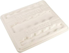 Remco - White Polyethylene Lid for Aero Tote - 37-1/4" Wide x 41-1/4" Long - Caliber Tooling