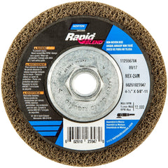 Norton - Deburring Wheels Wheel Type: 27 Wheel Diameter (Inch): 4.5 - Caliber Tooling