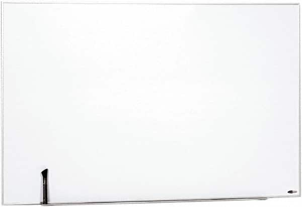 Quartet - 31" High x 48" Wide Enameled Steel Magnetic Marker Board - Aluminum Frame, 1-1/4" Deep, Includes Accessory Tray/Rail, One Dry-Erase Marker & Magnets & Mounting Kit - Caliber Tooling