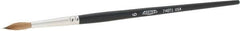 Osborn - #6 Sable Artist's Paint Brush - 5/32" Wide, 3/4" Bristle Length, 5-3/4" Wood Handle - Caliber Tooling