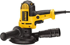 DeWALT - 5" Max Disc, 3,700 RPM, Electric Handheld Disc Sander - 120 Volts, Includes Wrench, 5" H&L Pad & Dust Shroud - Caliber Tooling