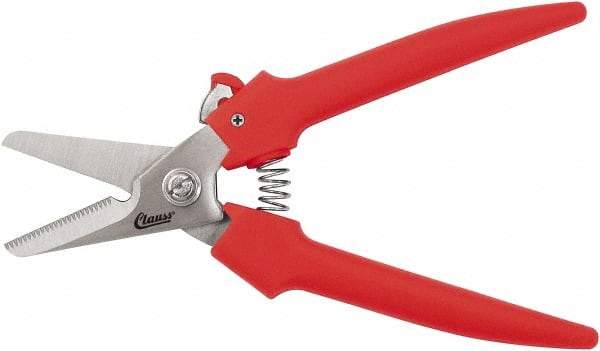 Clauss - 3" LOC, 10-1/2" OAL Chrome Plated Scissors - Steel Handle, For Paper, Fabric - Caliber Tooling