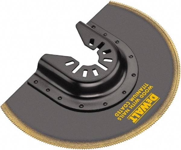 DeWALT - Titanium Head Rotary & Multi-Tool Flush Cutting Blade - Universal Fitment for Use on All Major Brands (No Adapter Required) - Caliber Tooling