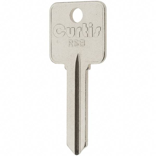 Value Collection - Metal Rousseau Key Blank - Nickel - Caliber Tooling