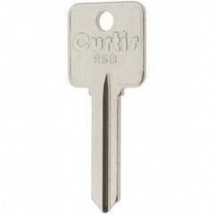 Value Collection - Metal Rousseau Key Blank - Nickel - Caliber Tooling