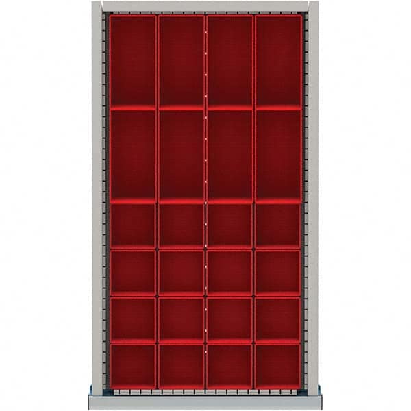 LISTA - 24-Compartment Drawer Divider Layout for 2.17" High Drawers - Caliber Tooling