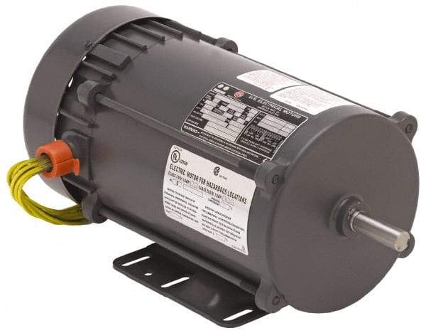 US Motors - 3/4 hp, TEFC Enclosure, Auto Thermal Protection, 1,725 RPM, 115/230 Volt, 60 Hz, Industrial Electric AC/DC Motor - Size 56 Frame, C-Face Mount, 1 Speed, Ball Bearings, 11.4/5.7 Full Load Amps, BR Class Insulation, Reversible - Caliber Tooling