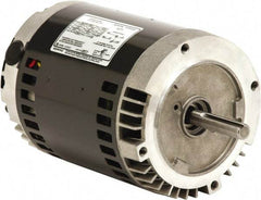 US Motors - 1/5 hp, OPAO Enclosure, Auto Thermal Protection, 1,050 RPM, 208-230 Volt, 60 Hz, Industrial Electric AC/DC Motor - Size 42 Frame, Ring/Stud Mount, 3 Speed, Sleeve Bearings, 3.9 Full Load Amps, B Class Insulation, CW Shaft End - Caliber Tooling