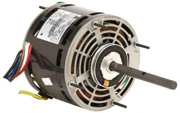 US Motors - 3/4 hp, OAO Enclosure, Auto Thermal Protection, 1,075 RPM, 208-230 Volt, 60 Hz, Industrial Electric AC/DC Motor - Size 48 Frame, Hub Mount, 5 Speed, Ball Bearings, 4.6 Full Load Amps, B Class Insulation, CCW Lead End - Caliber Tooling