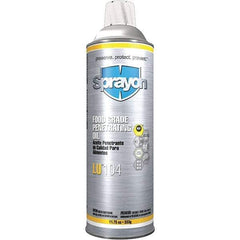 Sprayon - 20 oz Aerosol Spray Lubricant - Clear, -40°F to 475°F, Food Grade - Caliber Tooling