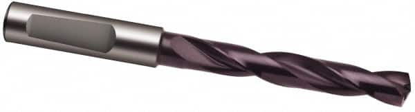 Guhring - 5/16" 140° Solid Carbide Jobber Drill - FIREX Finish, Right Hand Cut, Spiral Flute, 91mm OAL, SU Point - Caliber Tooling