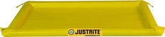 Justrite - 40 Gal Low Wall Berm - 2" High x 4' Wide x 8" Long - Caliber Tooling