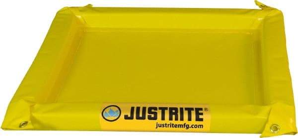 Justrite - 20 Gal Low Wall Berm - 2" High x 4' Wide x 4" Long - Caliber Tooling