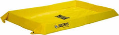 Justrite - 60 Gal Low Wall Berm - 4" High x 4' Wide x 6" Long - Caliber Tooling