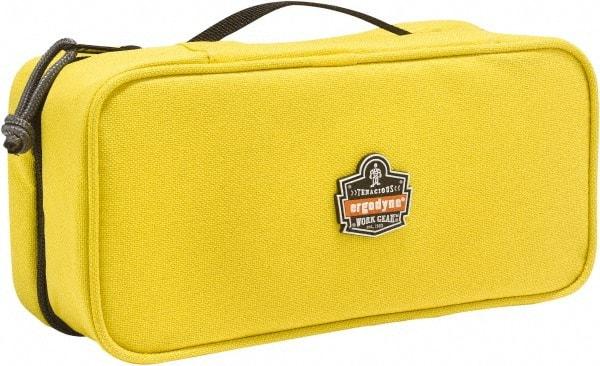 Ergodyne - 1 Pocket Yellow Polyester Tool Bag - 10" Wide x 4-1/2" Deep x 3" High - Caliber Tooling