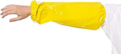 PolyConversions - Size Universal, Yellow Polyolefin Sleeve - 18" Long Sleeve, Elastic Opening at Both Ends - Caliber Tooling