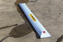 Justrite - 10' Long x 3/4' Wide, PVA Boom/Drain Dam - Light Blue, Use to Stop Contaminated Groundwater From Going Down the Drain - Caliber Tooling