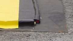 Justrite - 56' Long x 6' Wide, Spill Containment Berm Track Mat - Compatible with Berm - Caliber Tooling