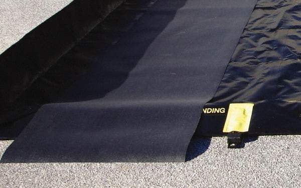 Justrite - 16' Long x 3' Wide, Spill Containment Berm Track Mat - Compatible with Berm - Caliber Tooling