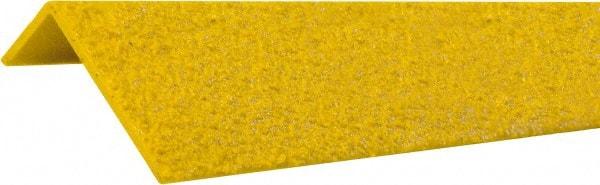 Rust-Oleum - Yellow Solid Color Anti-Slip Vinyl Strip - 2-1/4" Wide x 4' Long x 1" Thick, General Traffic - Caliber Tooling